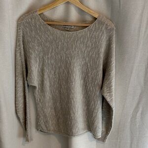 American Eagle Outfitters Cream Knit Sweater